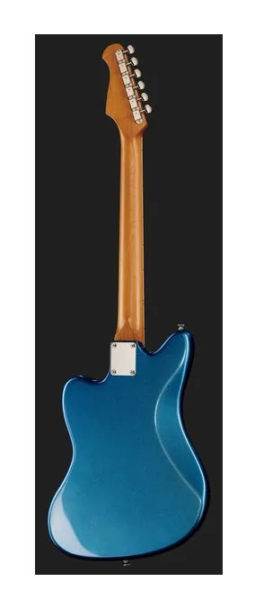 Harley Benton JA-60CC Lake Placid Blue, prog zerowy i pierwsze pozycje na gryfie