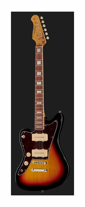 Harley Benton JA-60LH SB Vintage Series, linie korpusu z góry