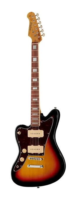Harley Benton JA-60LH SB Vintage Series widziana od przodu