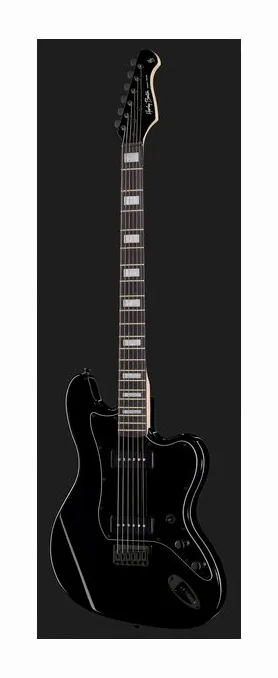Harley Benton JA-Baritone HH BK widziana od przodu