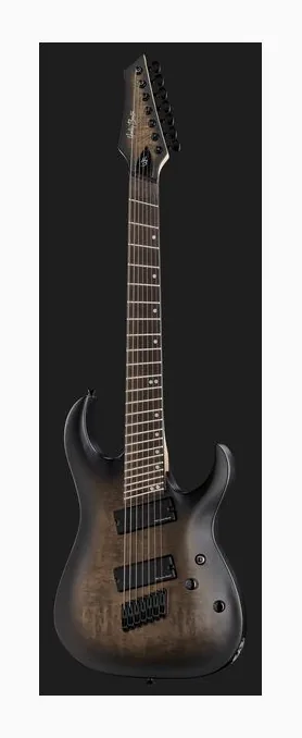 Harley Benton MultiScale-7 TPB z bliska od przodu