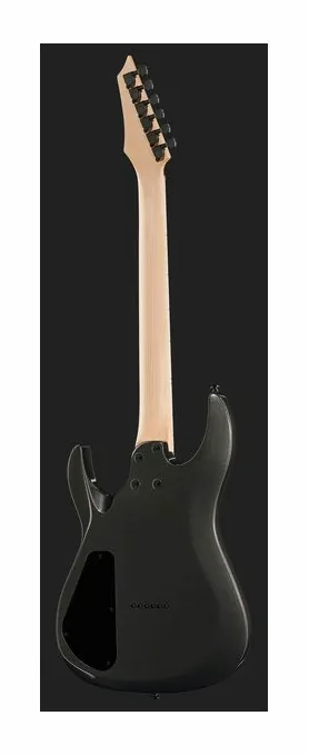 Harley Benton R-446 Graphite Metallic, główka z kluczami i logo