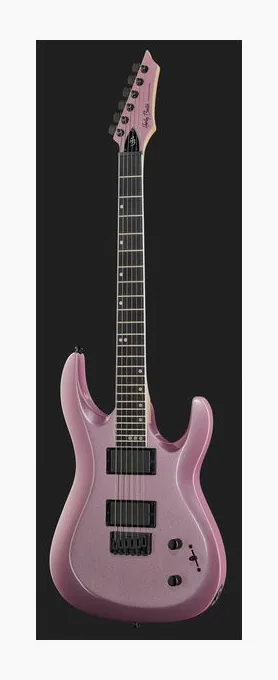 Harley Benton R-446 Plum Metallic, przetworniki i gałki regulacji
