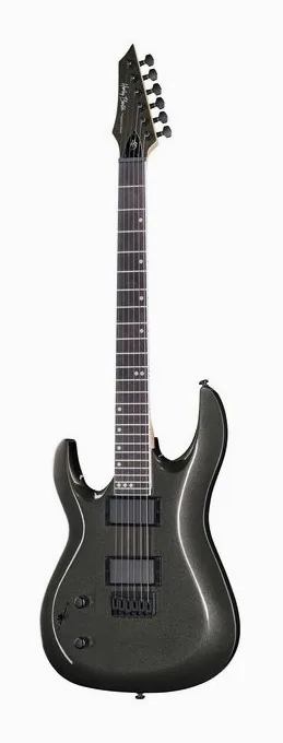 Harley Benton R-446LH Graphite Metallic z bliska od przodu