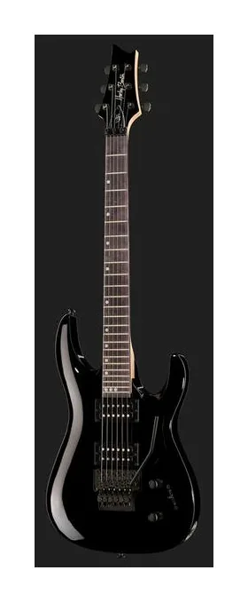 Harley Benton R-456FR BK Progressive Series, główka z kluczami i logo