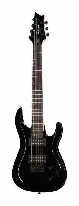 Harley Benton R-457 BK Progressiv Series z bliska od przodu