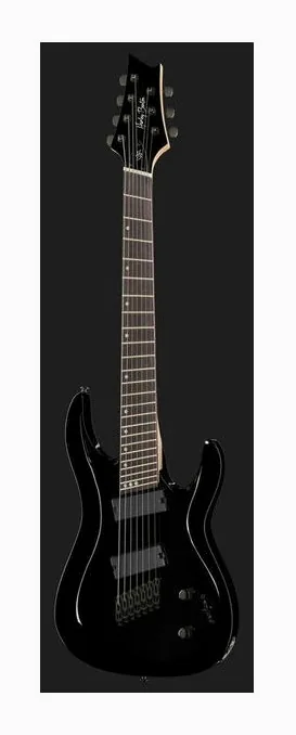 Harley Benton R-457BK MultiScale w/Bag, korpus i lakier z bliska