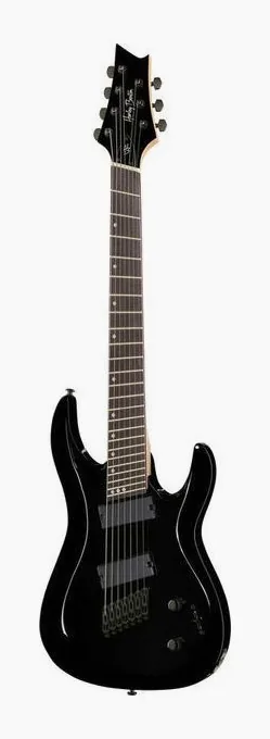 Harley Benton R-457BK MultiScale widziana od przodu