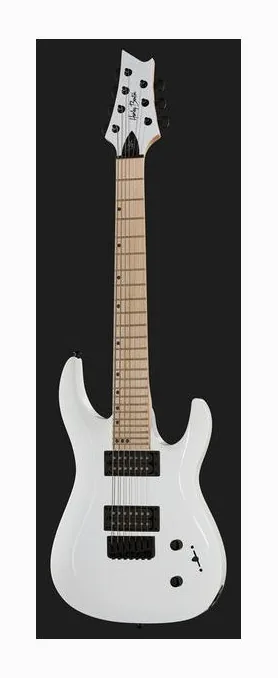 Harley Benton R-457MN WH MultiScale z bliska od przodu