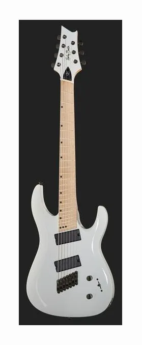 Harley Benton R-457MN LH WH, profil boczny korpusu