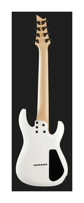 Harley Benton R-458MN LH WH, korpus i lakier z bliska