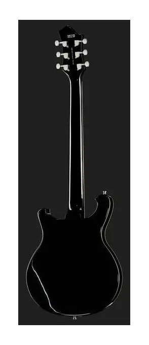 Harley Benton RB-600BK Classic Series, główka z kluczami i logo