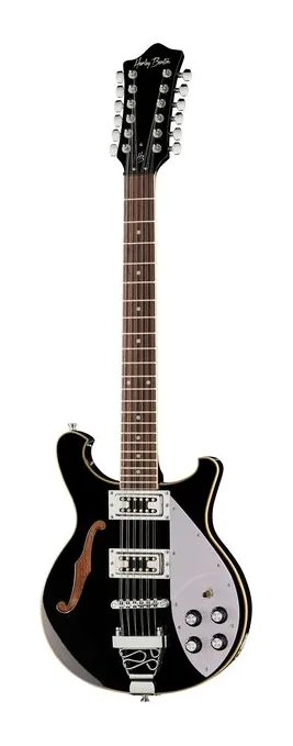 Harley Benton RB-612BK Classic Series z bliska od przodu