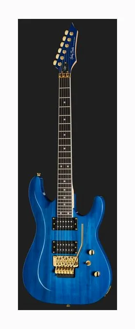 Harley Benton S-620 TR Rock Series ujęta od przodu na neutralnym tle