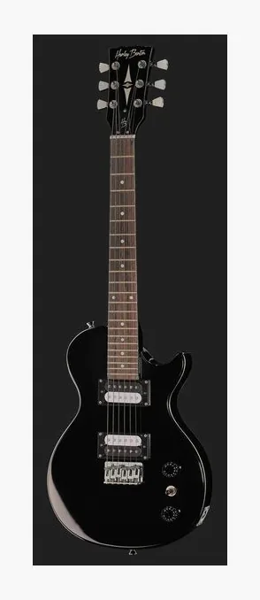 Harley Benton SC-200BK Mini, prog zerowy i pierwsze pozycje na gryfie
