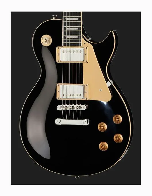 Harley Benton SC-450 BK Classic Series, korpus i lakier z bliska