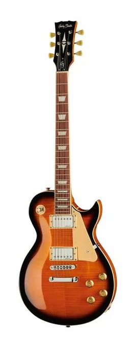 Harley Benton SC-450Plus VB Vintage Series ujęta od przodu na neutralnym tle