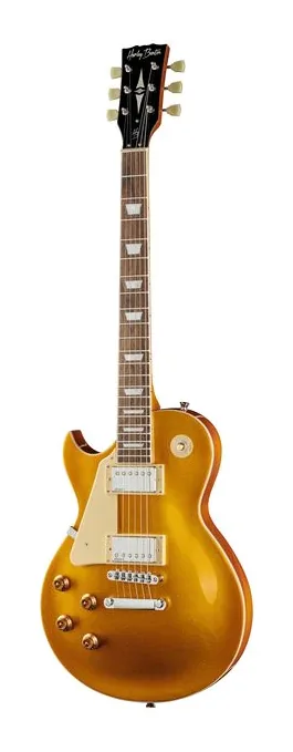 Harley Benton SC-450PlusLH GT Vintage Series ujęta od przodu na neutralnym tle