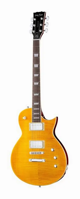 Harley Benton SC-Custom III Baritone AB z bliska od przodu