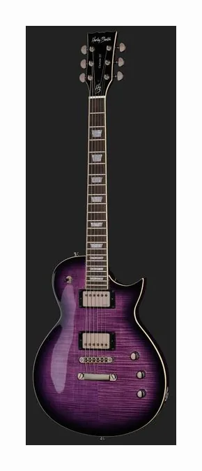 Harley Benton SC-Custom III P90 Black, gryf i podstrunnica z boku