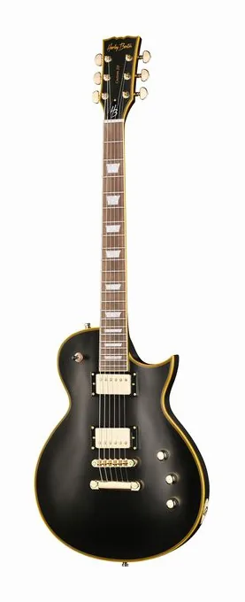 Harley Benton SC-Custom III Silver Sparkle widziana od przodu