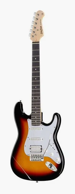 Harley Benton ST-20HSS SB Standard Series widziana od przodu