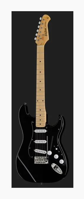 Harley Benton ST-57DG Black Tribute, prog zerowy i pierwsze pozycje na gryfie