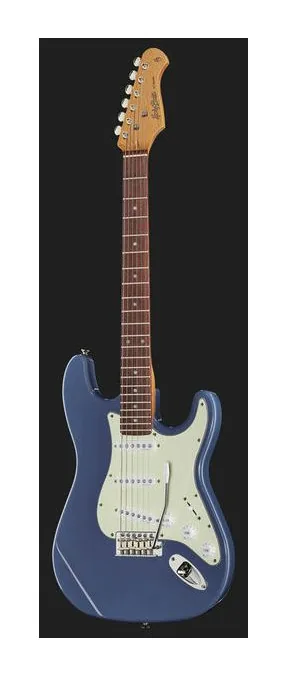 Harley Benton ST-62CC Lake Placid Blue, tył korpusu