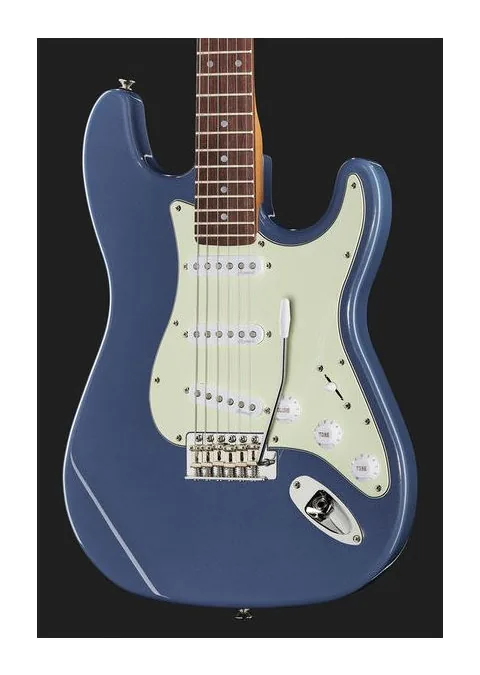 Harley Benton ST-62CC Lake Placid Blue, profil boczny korpusu