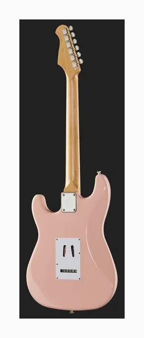 Harley Benton ST-62CC MN Shell Pink w/Bag, mostek i klucze strojcze