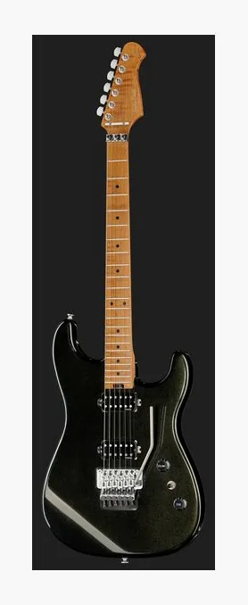 Harley Benton ST-80FR MN HH Lime Sparkle, linie korpusu z góry