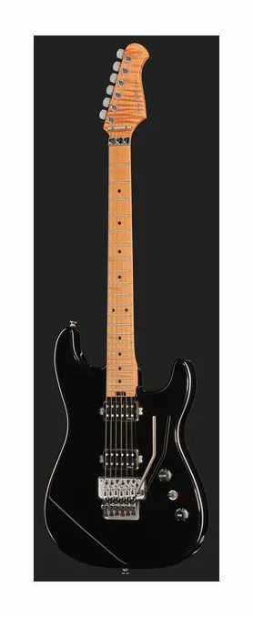 Harley Benton ST-80FR MN HH Black, gryf i podstrunnica z boku