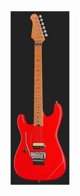 Harley Benton ST-80FR MN LH Radiant Red, prog zerowy i pierwsze pozycje na gryfie