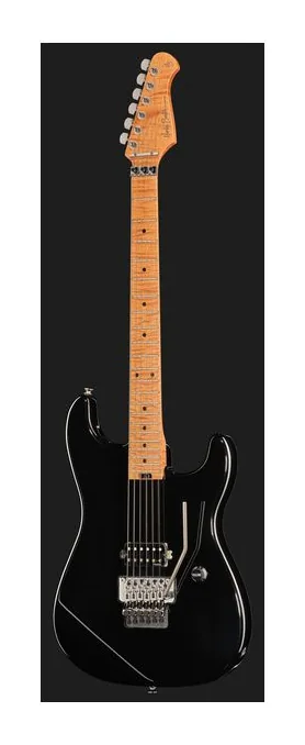 Harley Benton ST-80FR MN Black, tył korpusu
