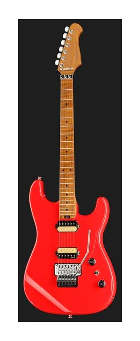 Harley Benton ST-80FR MN HH Radiant Red, gryf i podstrunnica z boku