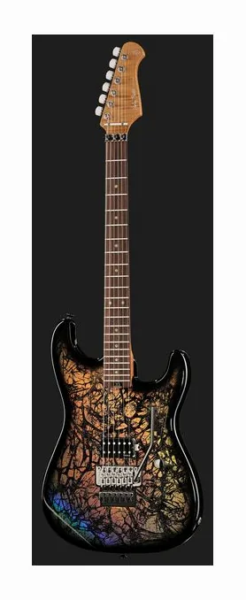 Harley Benton ST-80FR Holographic, mostek i klucze strojcze