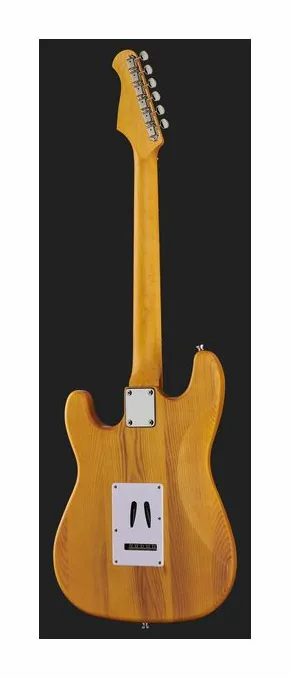 Harley Benton ST-90SA Swamp Ash DLX w/Bag, tył korpusu