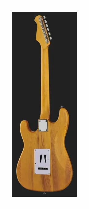 Harley Benton ST-90SA Swamp Ash DLX Series, przetworniki i gałki regulacji