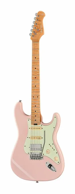 Harley Benton ST-Modern Plus HSS SFG z bliska od przodu
