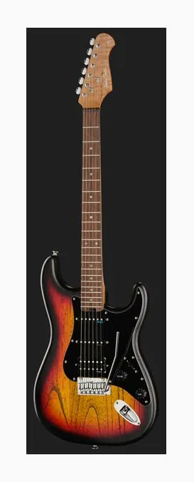 Harley Benton ST-Modern Plus HSS LH LPB, prog zerowy i pierwsze pozycje na gryfie