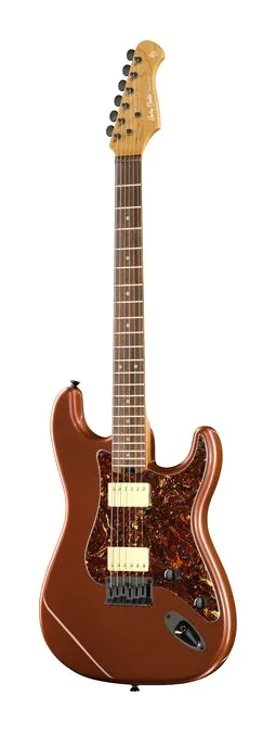Harley Benton ST-Modern Plus HSS SBBL widziana od przodu
