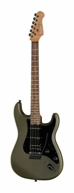 Harley Benton ST-Modern Plus MN HSS LH DPS z bliska od przodu