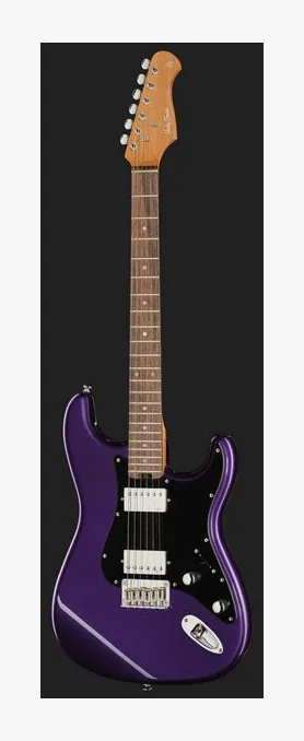 Harley Benton ST-Modern MN HSS LH SP, korpus i lakier z bliska