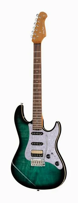 Harley Benton ST-Modern HH TG z bliska od przodu