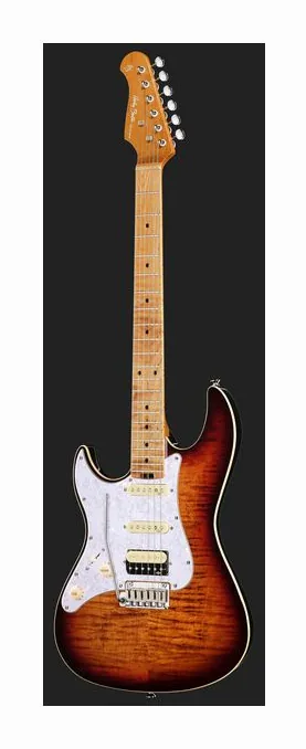 Harley Benton ST-Modern Plus HSS LPB w/Safe, profil boczny korpusu