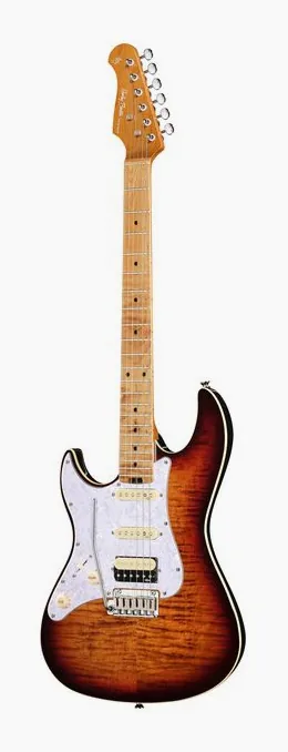 Harley Benton ST-Modern Plus HSS LPB w/Safe sfotografowana frontalnie