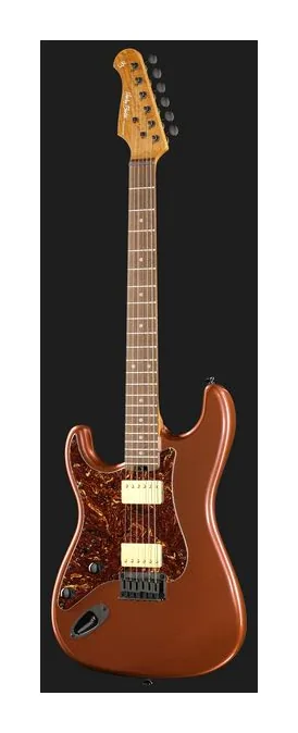 Harley Benton ST-Modern MN HSS LH FBB, korpus i lakier z bliska