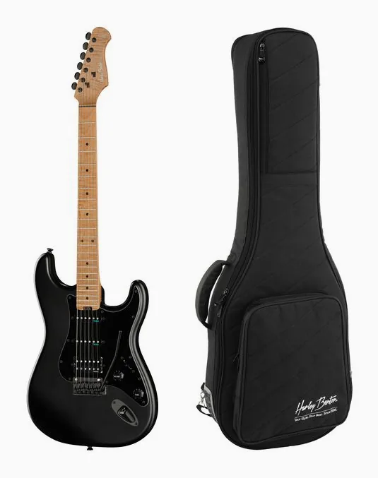 Harley Benton ST-Modern Plus HSS MOD w/Safe sfotografowana frontalnie