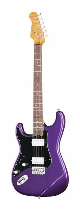 Harley Benton ST-Modern Plus HH TG sfotografowana frontalnie