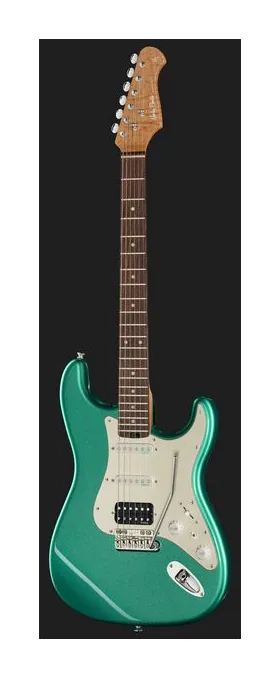 Harley Benton ST-Modern Plus HH LH PM, korpus i lakier z bliska